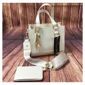 MADDEN GIRL “Amaren” Cream Mini Tote